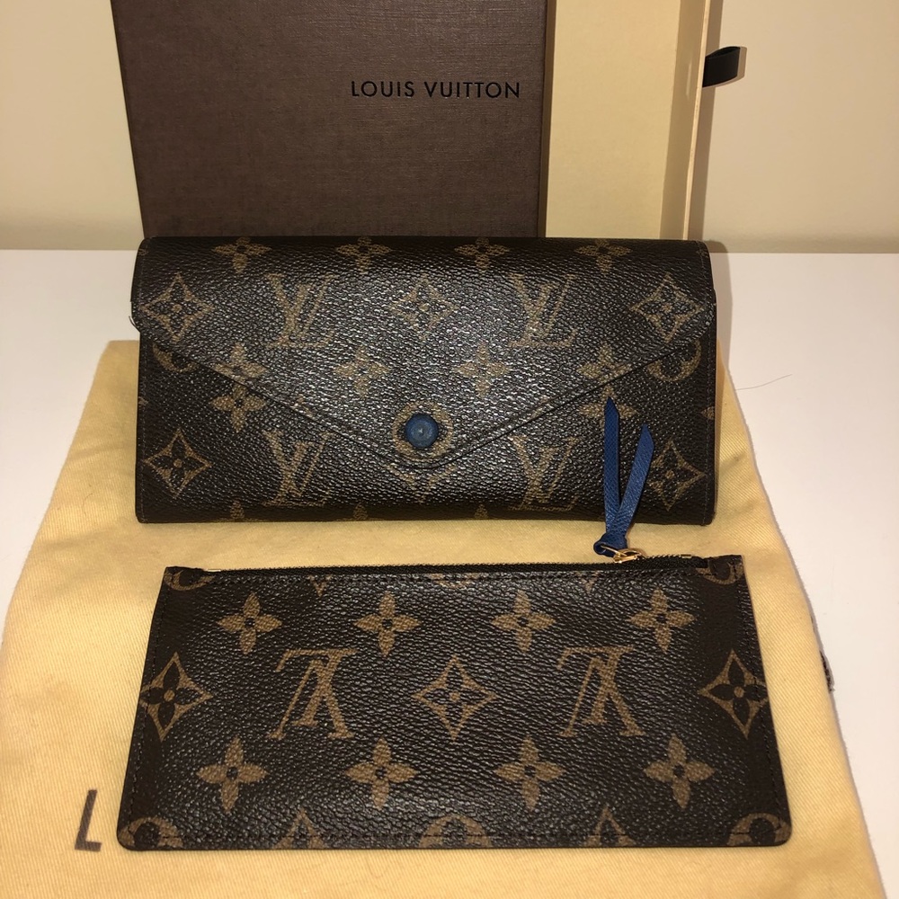 Louis Vuitton Monogram Blue Wallet